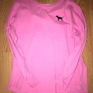 pink PINK crew neck
